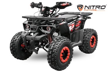 NITRO MOTORS 125cc midi Kinder Quad Rugby RS8-A Platin